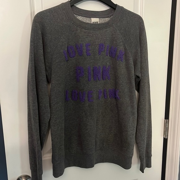 PINK Victoria's Secret Sweaters - Love Pink Sweatshirt